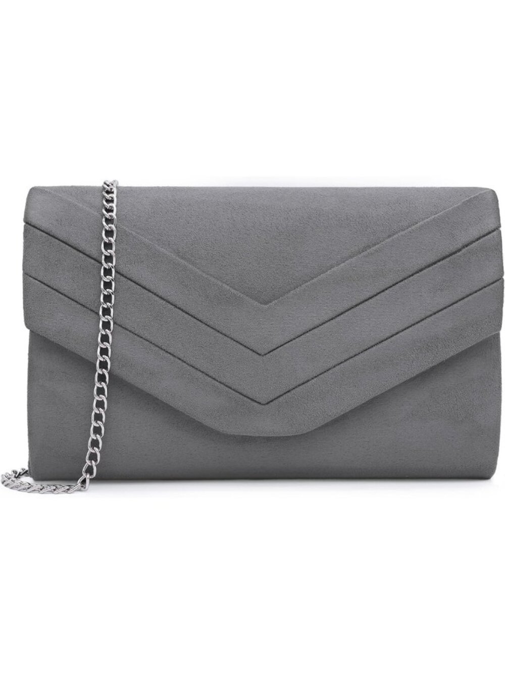 Chic Suede Evening Bag for Women, Stylish Crossbody Clutch & Shoulder Purse